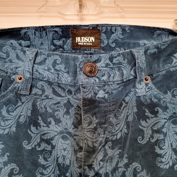 Hudson Jeans Nico Super Skinny Midrise in Teal Color Size 29 - Picture 5 of 9